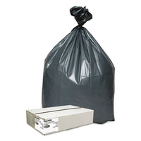 Can Liners, 33 Gal, 1.35 Mil, 33" X 40", Gray, 50-carton
