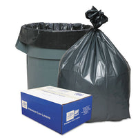 Can Liners, 60 Gal, 1.55 Mil, 39" X 56", Gray, 50-carton
