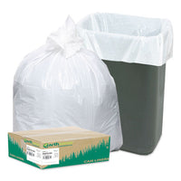 Linear-low-density Recycled Tall Kitchen Bags, 13 Gal, 0.85 Mil, 24" X 33", White, 150-box