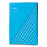 My Passport External Hard Drive, 2 Tb, Usb 3.2, Sky Blue