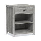 Fallbrook Printer Stand, 24w X 20d X 30.25h, 50 Lb Capacity, Smoked Ash