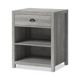 Fallbrook Printer Stand, 24w X 20d X 30.25h, 50 Lb Capacity, Smoked Ash