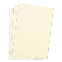 Looseleaf Minute Book Ledger Sheets, Ivory Linen, 11 X 8-1-2, 100 Sheet-box