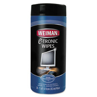 E-tronic Wipes, 7 X 8, White, 30-canister, 4-carton