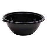 Caterline Pack N' Serve Plastic Bowl, 80 Oz, Black, 25-case