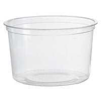 Deli Containers, Clear, 16oz, 50-pack, 10 Packs-carton