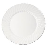 Plate,plastic,9,white