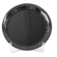 Plate,plas,10.25,bk