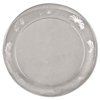 Designerware Plastic Plates, 9 Inches, Clear, Round