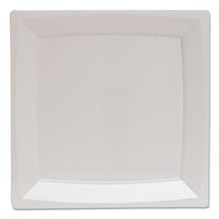 Plate,salad,6 3-4"sq,wh