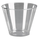 Comet Plastic Tumblers, 9 Oz, Cold, Squat, Clear, 500-carton