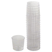 Classicware Tumblers, 9 Oz, Plastic, Clear, Rocks Glass, 16-bag, 15 Bag-carton