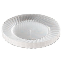 Classicware Plates, Plastic, 10.25 In, Clear, 12-bag, 12 Bag-carton