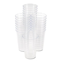 Plastic Tumblers, Cold Drink, Clear, 12 Oz., 500-case
