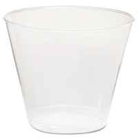 Comet Plastic Tumbler, 5 Oz., Clear, Squat, 50-pack