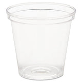 Comet Plastic Tumbler, 7 Oz., Clear, Tall, 25-pack