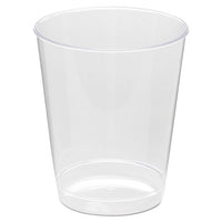 Comet Plastic Tumbler, 8 Oz., Clear, Tall, 25-pack