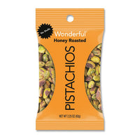 Wonderful No Shells Pistachios, Honey-roasted, 2.25 Oz Bag, 24-carton