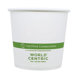 Paper Bowls, 4.4" Dia X 4.4", 24 Oz, White, 500-carton