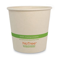 No Tree Paper Bowls, 24 Oz, 4.4" Diameter X 4.5"h, Natural, Sugarcane, 500-carton
