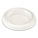 Pla Lids For Fiber Cups, 2.6" Diameter X 0.3"h, Clear, 2,000-carton