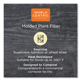 Fiber Lids For Fiber Containers, 8.9 X 6.9 X 0.4, Natural, Paper, 400-carton