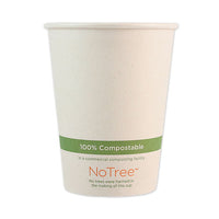 Notree Paper Hot Cups, 12 Oz, Natural, 1,000-carton