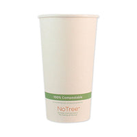 Notree Paper Hot Cups, 20 Oz, Natural, 1,000-carton