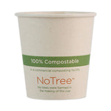 Notree Paper Hot Cups, 4 Oz, Natural, 1,000-carton