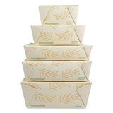 No Tree Folded Takeout Containers, 26 Oz, 4.2 X 5.2 X 2.5, Natural, Sugarcane, 450/carton