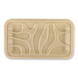 Fiber Trays, 4.8 X 8.3 X 0.7, Natural, Paper, 500/carton