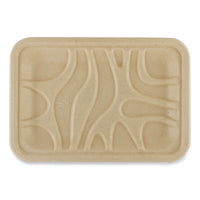 Fiber Trays, 5.7 X 8.2 X 0.6, Natural, Paper, 500/carton