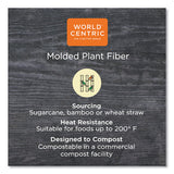 Fiber Trays, Pla Lined, Pfas Free, 9.1 X 7.1 X 0.7, Natural, 500-carton