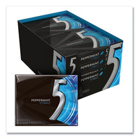 5 Gum, Peppermint Cobalt, 15 Sticks-pack, 10 Packs-box