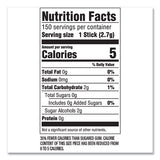 5 Gum, Peppermint Cobalt, 15 Sticks-pack, 10 Packs-box