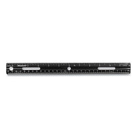 Kleenearth Recycled Ruler, Black, 12"