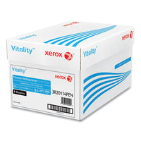 Vitality Premium Multipurpose Print Paper, 97 Bright, 24 Lb, 8.5 X 11, Extra White, 500 Sheets-ream, 8 Reams-carton