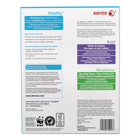 Vitality Multipurpose Print Paper, 92 Bright, 20lb, 8.5 X 11, White, 500 Sheets-ream, 10 Reams-carton, 40 Cartons-pallet