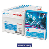 Vitality Multipurpose Print Paper, 92 Bright, 20lb, 8.5 X 11, White, 500 Sheets-ream, 10 Reams-carton, 40 Cartons-pallet