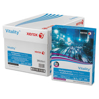 Vitality Multipurpose Print Paper, 92 Bright, 3-hole, 20lb, 8.5 X 11, 500 Sheets-ream, 10 Reams-carton