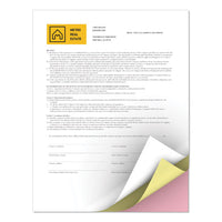 Revolution Carbonless 3-part Paper, 8.5 X 11, White-canary-pink, 5, 000-carton