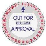 Xpedater Custom Message Date Stamp, Two-color Stamp, Pre-inked