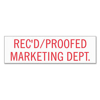 Eco Round Custom Message, Pre-inked-re-inkable, Five Colors