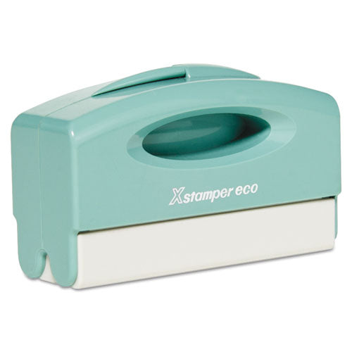 Eco Custom Message Stamp, N40, Pre-inked-re-inkable