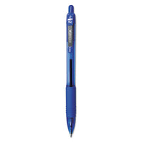 Z-grip Retractable Ballpoint Pen, Medium 1 Mm, Blue Ink, Clear Barrel, 24-pack