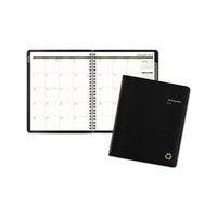 Recycled Monthly Planner, 8.75 X 7, Black, 2021