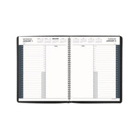 24-hour Daily Appointment Book, 11 X 8.5, White, 2021