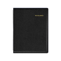 Triple View Weekly-monthly Appointment Book, 11 X 8.25, Black, 2021