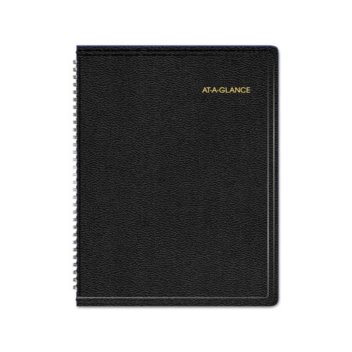 Triple View Weekly-monthly Appointment Book, 11 X 8.25, Black, 2021