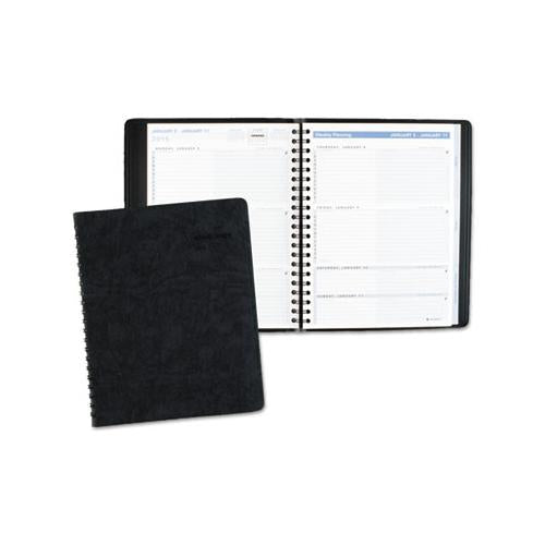 The Action Planner Weekly Appointment Book, 11 X 8, Black, 2021